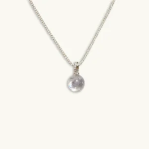 Lavender Amethyst Intuition Pendant — natural precision-cut Lavender Amethyst set in silver-plated copper with pave accents by Meruisa Crystal