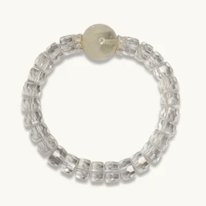 Snow-Ball-Bracelet-White-Phantom-Clear-Quartz-Meruisa-Crystal