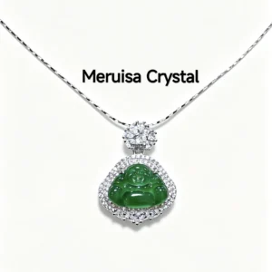 Green Jadeite Buddha Pendant
