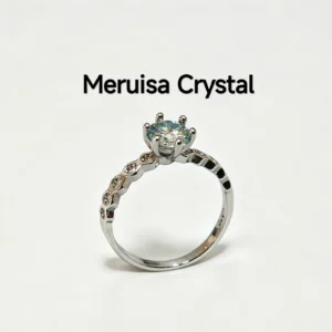 Honeycomb Moissanite Ring