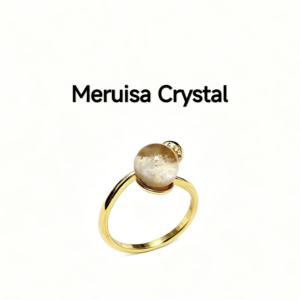 Four Seasons Phantom Quartz Ring -Natural Gemstone -Meruisa Crystal