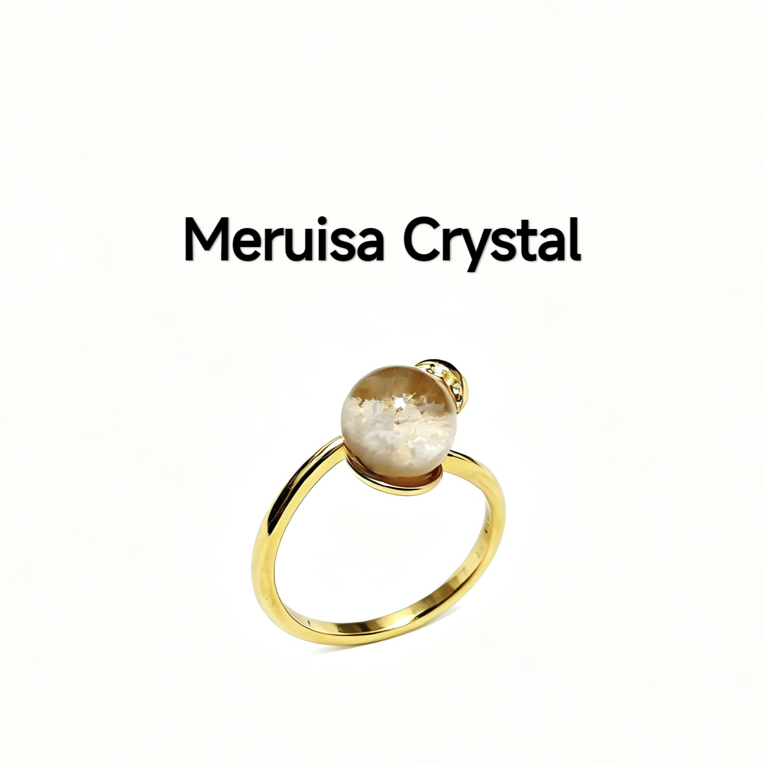 Four Seasons Phantom Quartz · Inner Clarity Ring Four Seasons Phantom Quartz Ring -Natural Gemstone -Meruisa Crystal