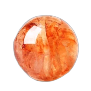 Red Hematoid Quartz-Crystal Guide-Meruisa Crystal