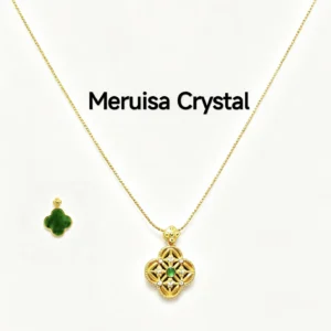 Reversible Four-Leaf Clover Jade Pendant