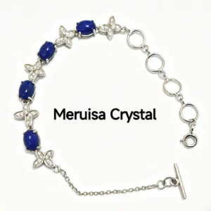 Butterfly Lapis Lazuli Silver Bracelet
