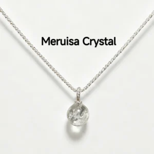 White Azeztulite Ball Pendant