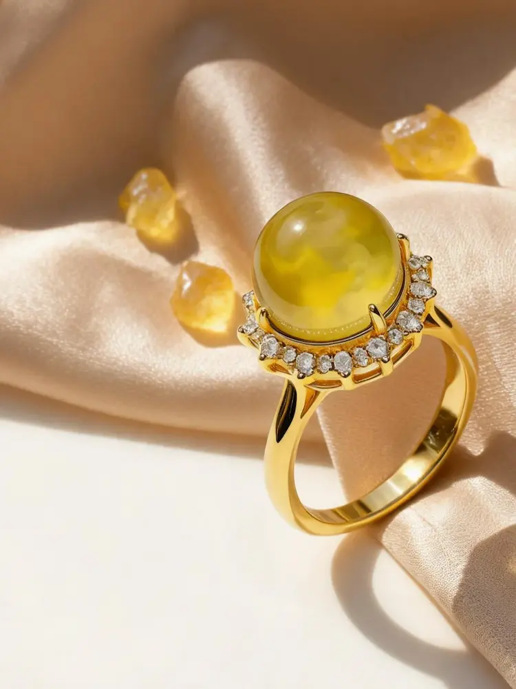 Citrine crystal jewelry for money and abundance intention-Meruisa Crystal
